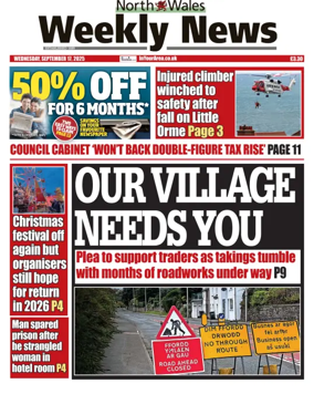 Cover of North Wales Weekly News