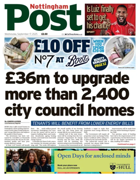 Cover of Nottingham Post