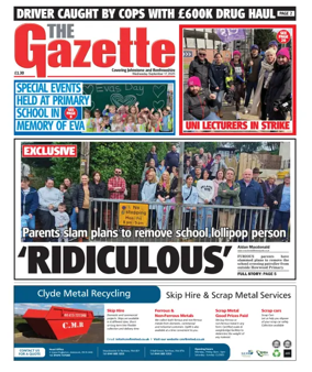 Cover of The Gazette (Scotland)