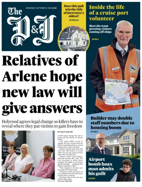 Cover of The Press and Journal (Highlands & Islands)