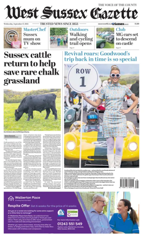 Cover of West Sussex Gazette