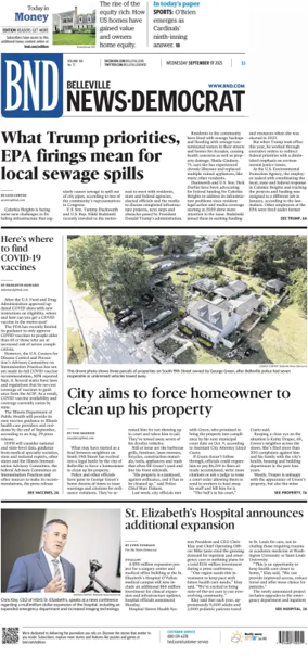 Cover of Belleville News-Democrat