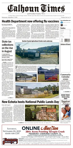 Cover of Calhoun Times