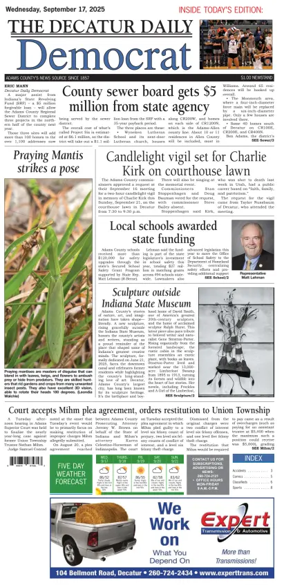 Cover of The Decatur Daily Democrat