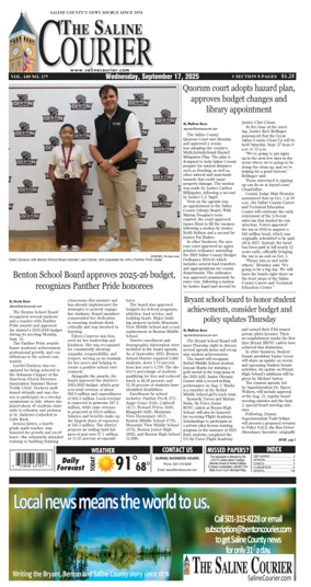 Cover of The Saline Courier