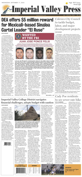 Cover of Imperial Valley Press