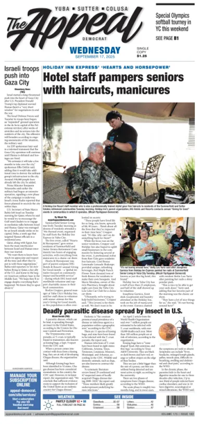 Cover of Marysville Appeal-Democrat    