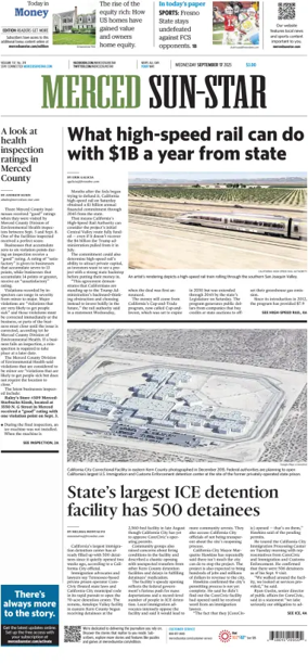 Cover of Merced Sun-Star