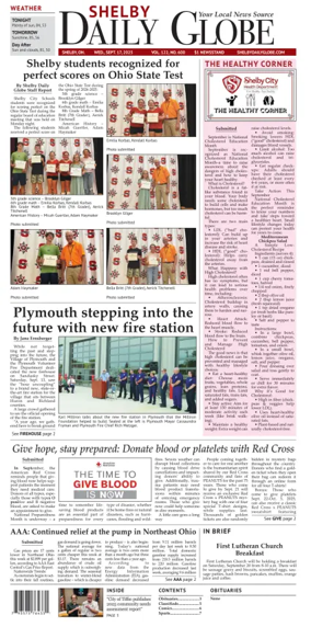 Cover of Shelby Daily Globe