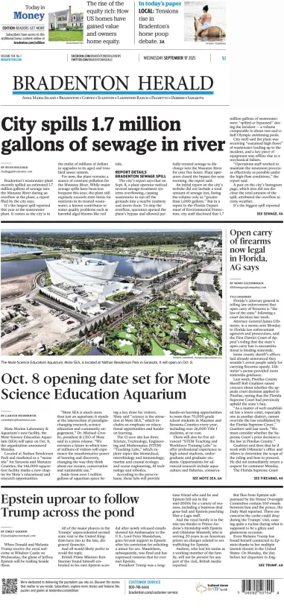 Cover of The Bradenton Herald