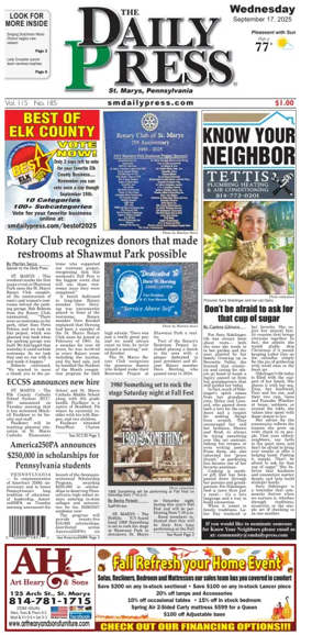 Cover of The Daily Press