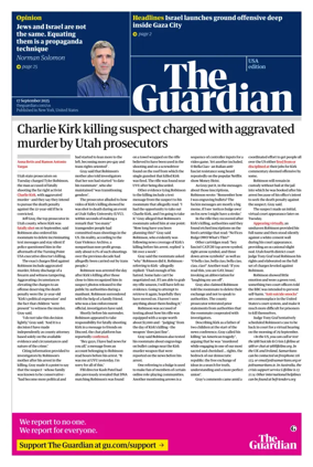 Cover of The Guardian (USA)