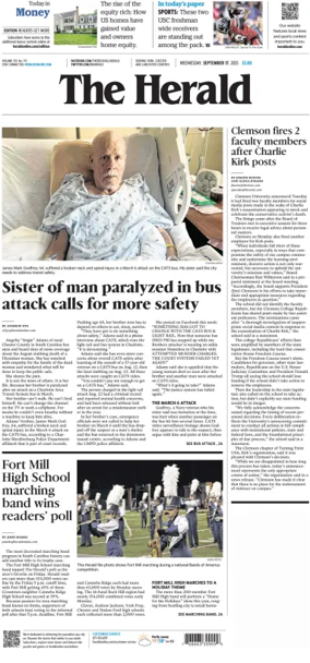 Cover of The Herald (Rock Hill)