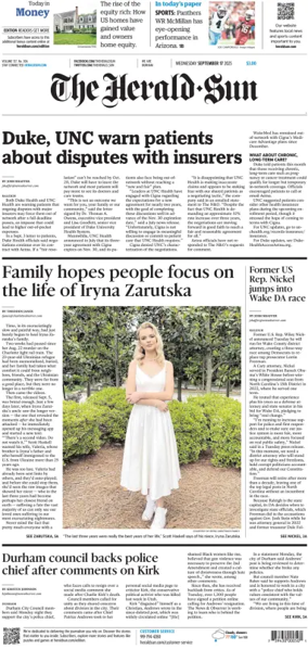 Cover of The Herald Sun