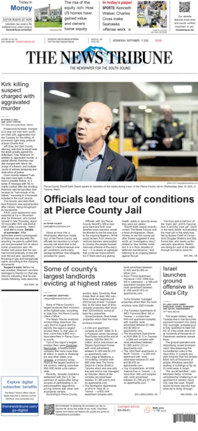 Cover of The News Tribune