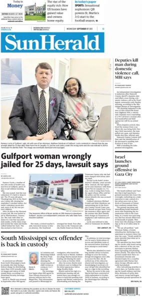 Cover of The Sun Herald