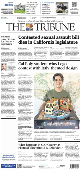 Cover of The Tribune (SLO)