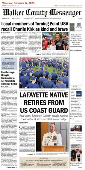 Cover of Walker County Messenger