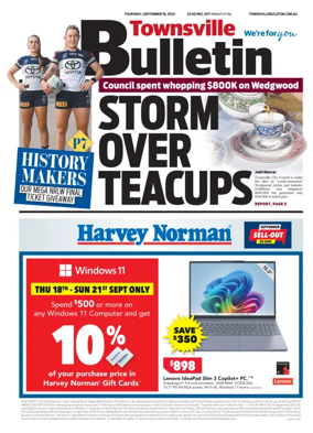 Cover of Townsville Bulletin