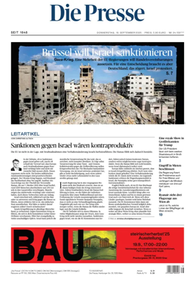 Cover of Die Presse