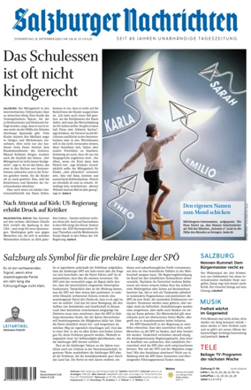 Cover of Salzburger Nachrichten