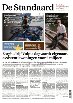 Cover of De Standaard