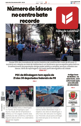 Cover of Folha de Londrina
