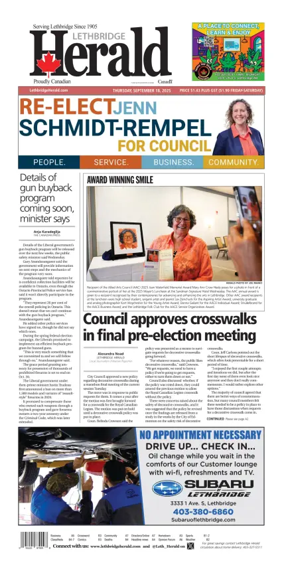 Cover of Lethbridge Herald