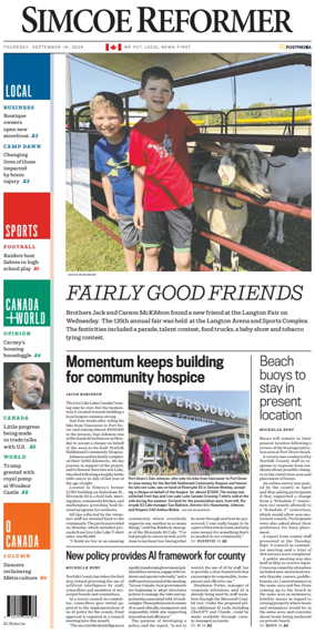 Cover of Simcoe Reformer