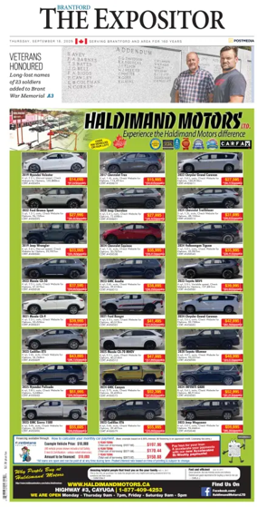 Cover of The Expositor (Brantford)