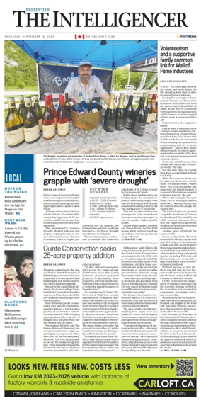 Cover of The Intelligencer (Belleville)