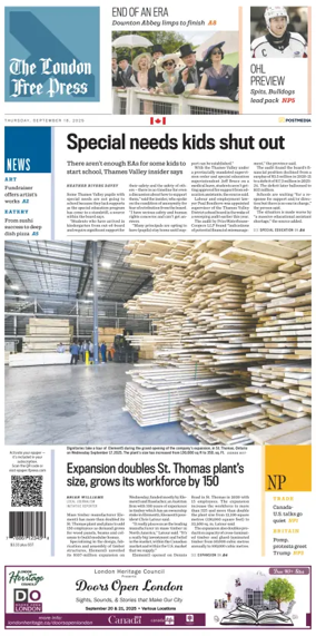 Cover of The London Free Press