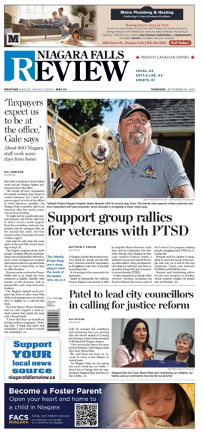 Cover of The Niagara Falls Review