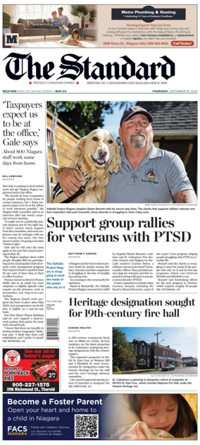 Cover of The Standard (St. Catharines)