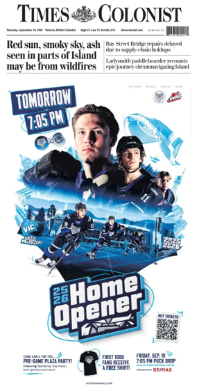 Cover of Times Colonist