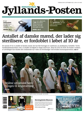 Cover of Jyllands-Posten