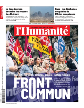 Cover of L'HUMANITE