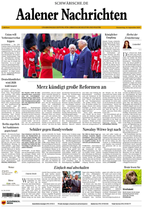 Cover of Aalener Nachrichten