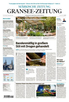 Cover of Gransee-Zeitung