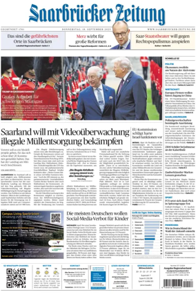 Cover of Saarbruecker Zeitung
