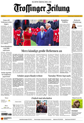 Cover of Trossinger Zeitung