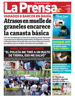 Cover of Diario La Prensa