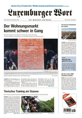 Cover of Luxemburger Wort