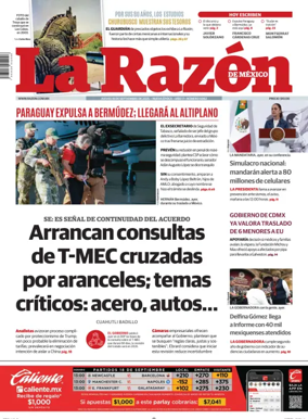 Cover of La Razón de México