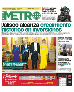 Cover of Publimetro Guadalajara