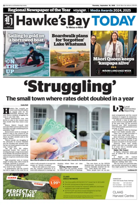 Cover of Hawke's Bay Today