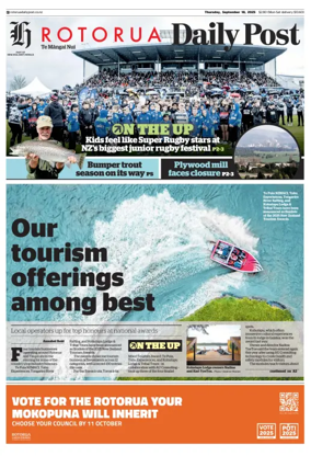 Cover of Rotorua Daily Post