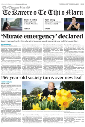 Cover of The Timaru Herald