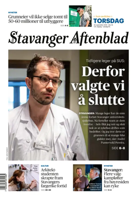 Cover of Stavanger Aftenblad