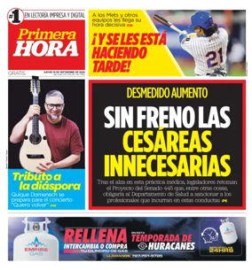 Cover of Primera Hora